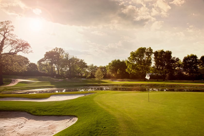 Golf Course Sunset